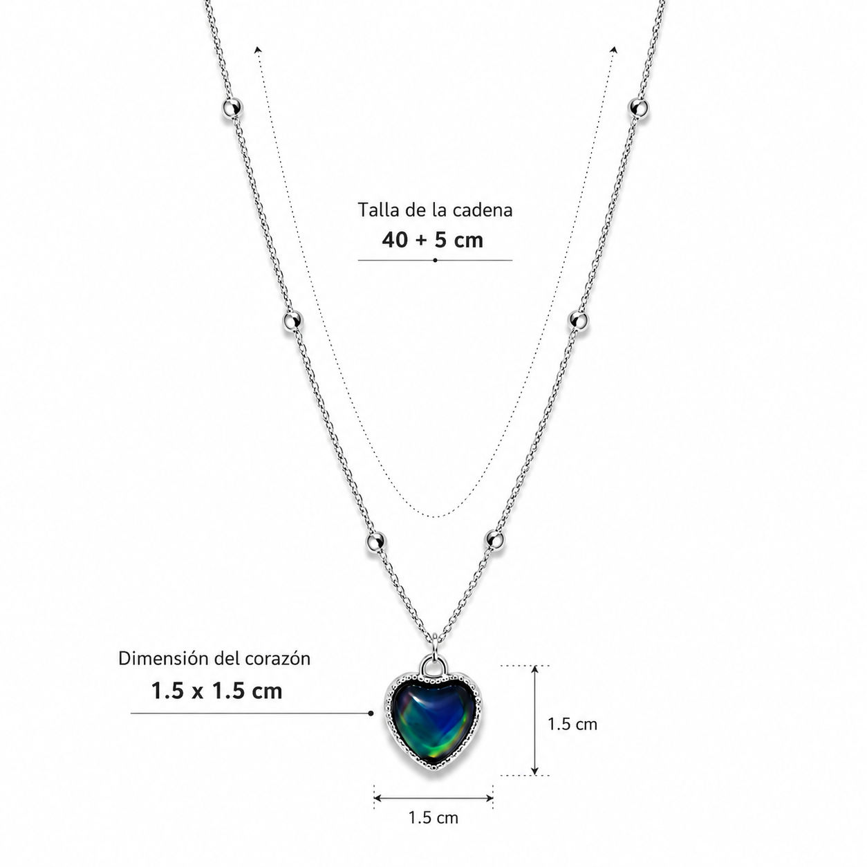 El collar de los sentimientosI Cambia el color de acuerdo tu emoción