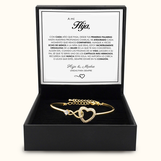Pulsera Infinito amo a mi Hija